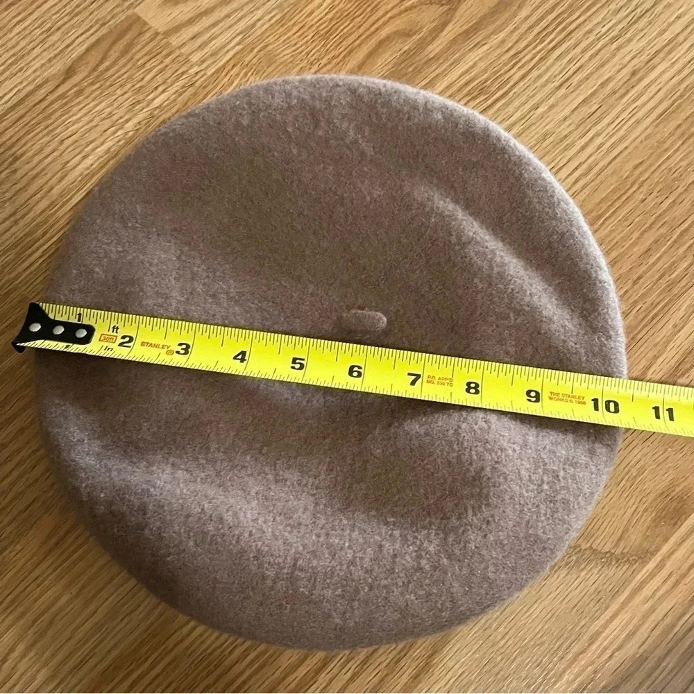 Merona 100% Wool Beret Camel Beige Tan - Picture 4 of 4